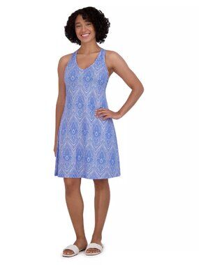 NWT ZeroXposur Mini Dress Women Small Blue Active UPF 50+ Sun Protection Active